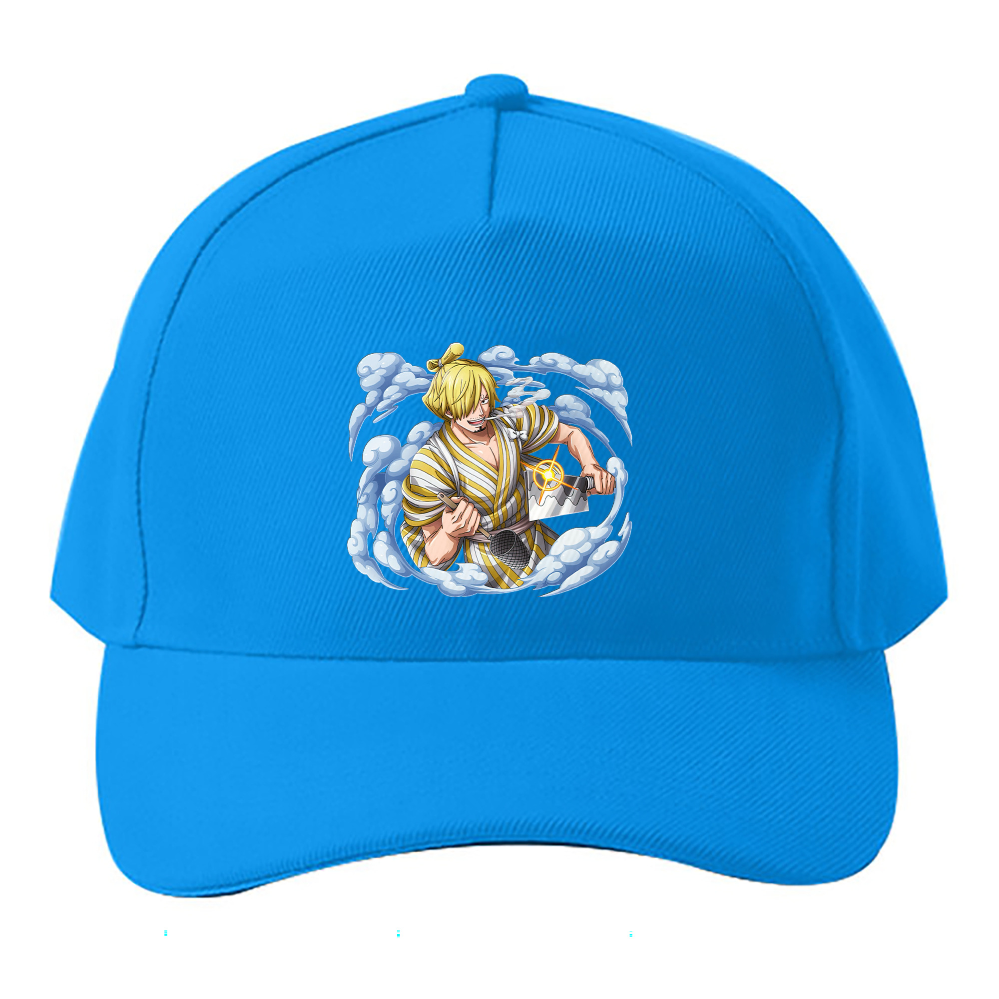 （画像用） ワンピース サンジ ONE PIECE Sanji ベースボールキャップ 綿100％ 男女兼用 帽子 スポーツ